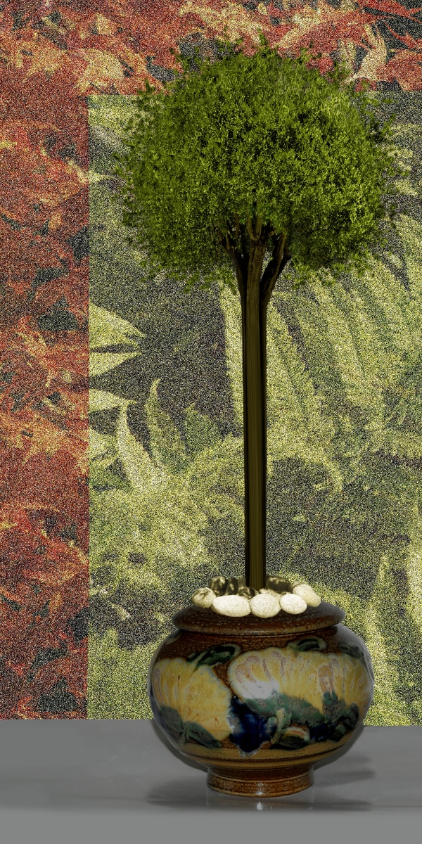 Creation of Adorning the Topiary: Step 9